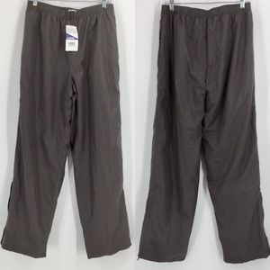 Unisex Wind Track Running Athletic Warmup Pant NWT Dark Grey